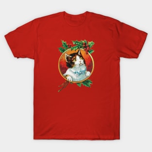 FUNNY HOLIDAY CAT VINTAGE DESIGN T-Shirt